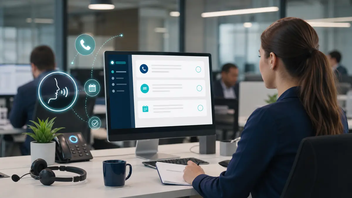 Recruitment operations team planning an AI voice agent pilot with call routing and recruiter workflow notes