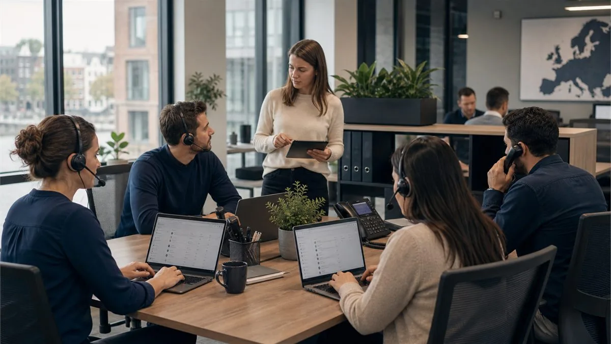 Recruitment operations team coordinating Spanish-speaking candidate intake for Dutch staffing workflows